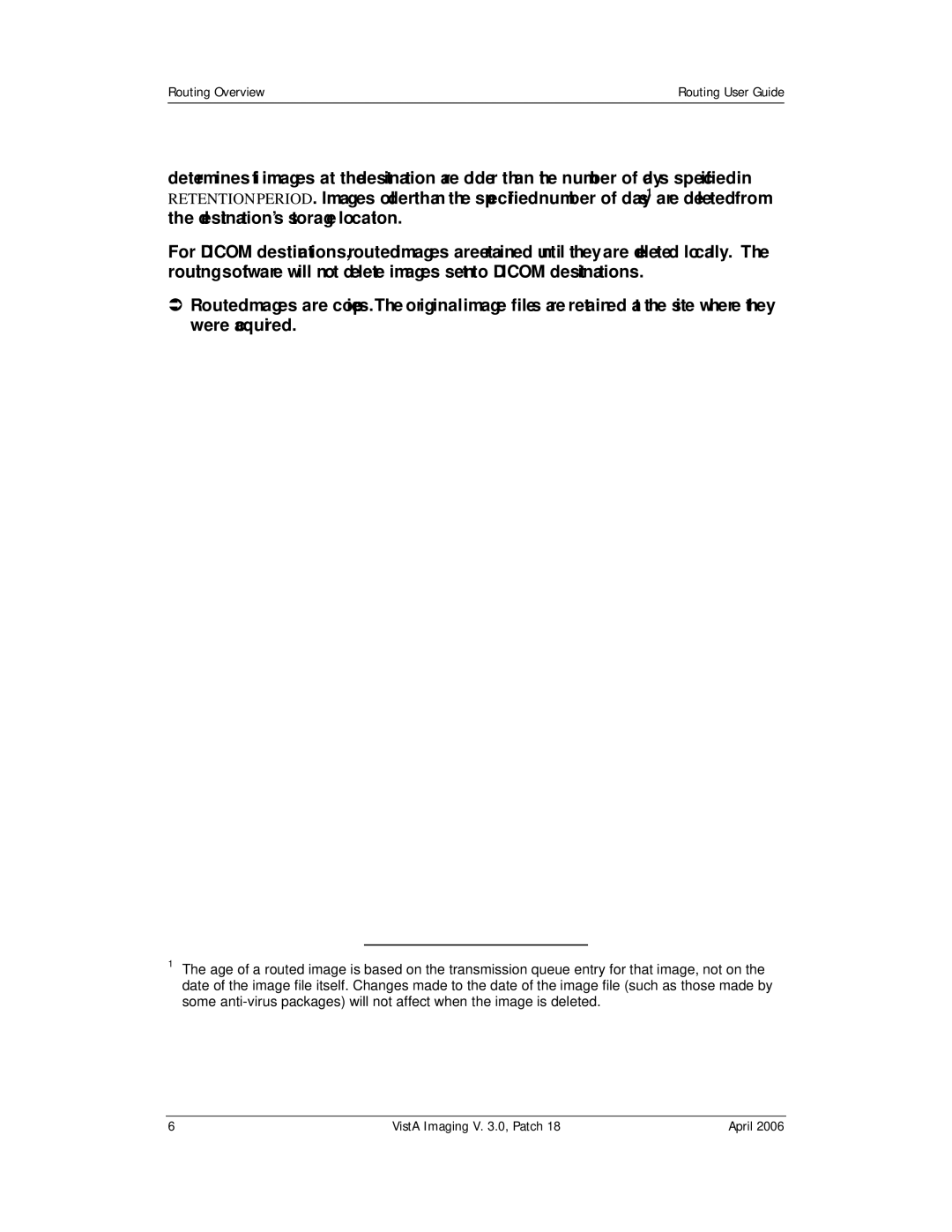 Vista Imaging Vista Routing manual Routing Overview 