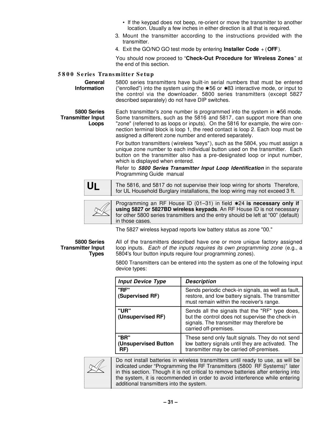 VistaQuest N7227V5 installation instructions Series Transmitter Setup 