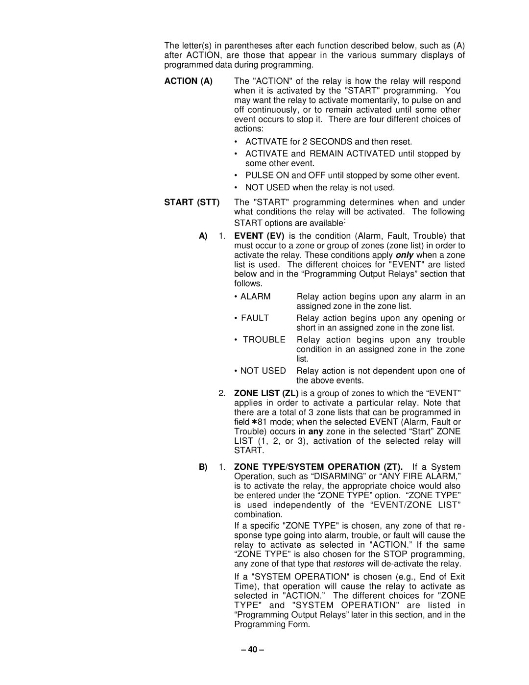 VistaQuest N7227V5 installation instructions Alarm 