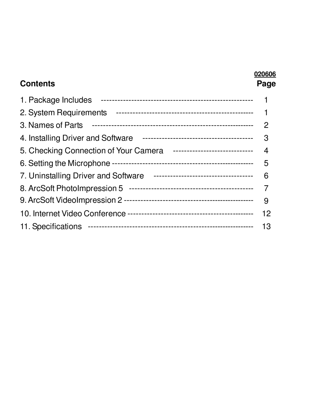 VistaQuest PC130B user manual Contents 