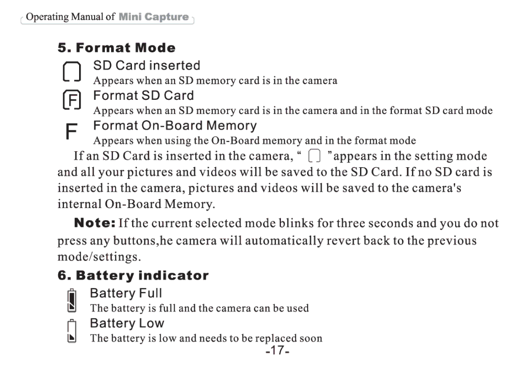 VistaQuest VQ-2005 manual 