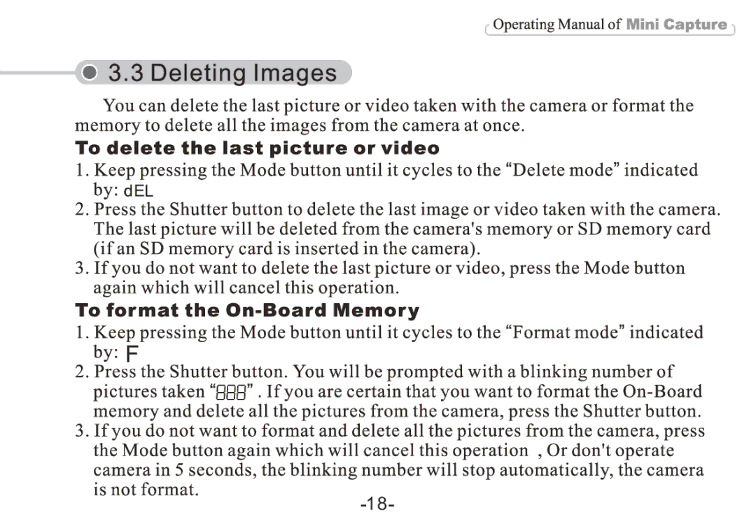 VistaQuest VQ-2005 manual 