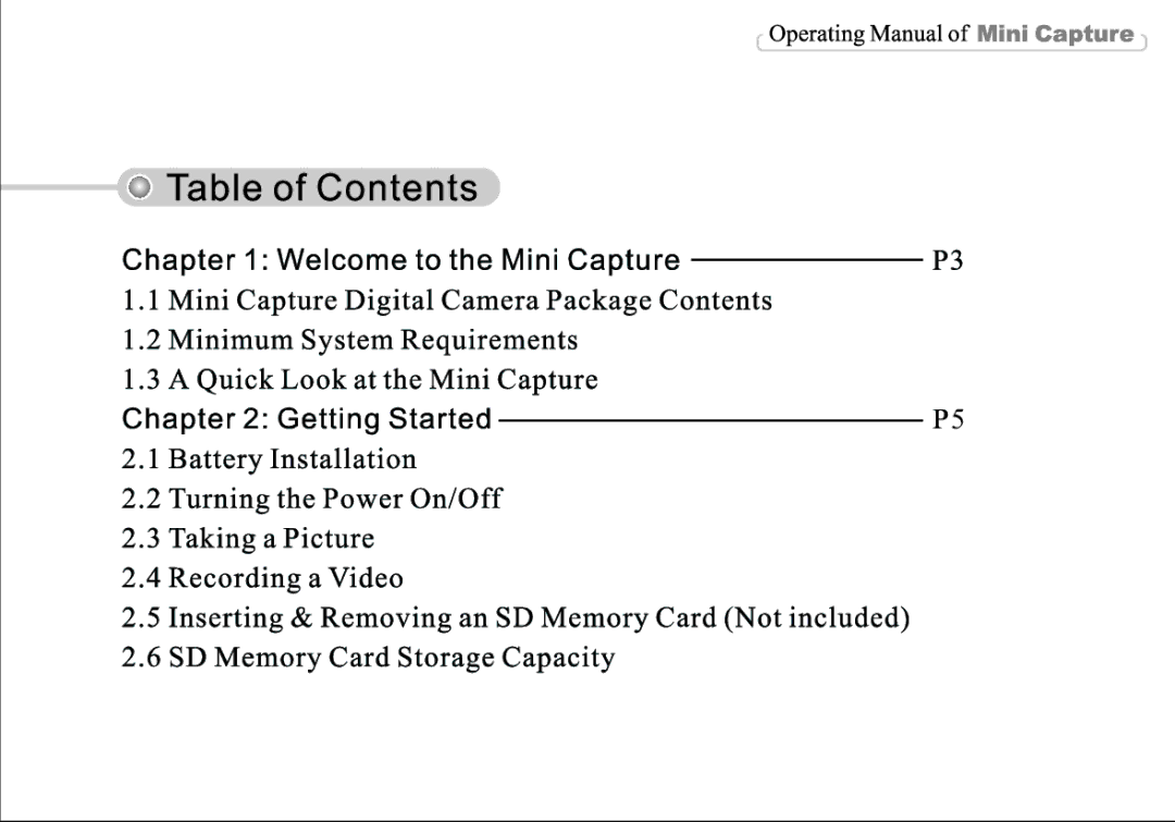 VistaQuest VQ-2005 manual 