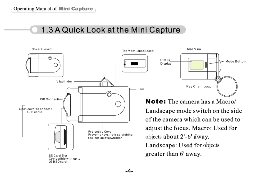 VistaQuest VQ-2005 manual Rear View 