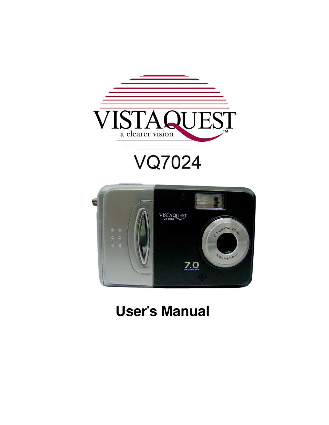 VistaQuest VQ-7024 user manual 