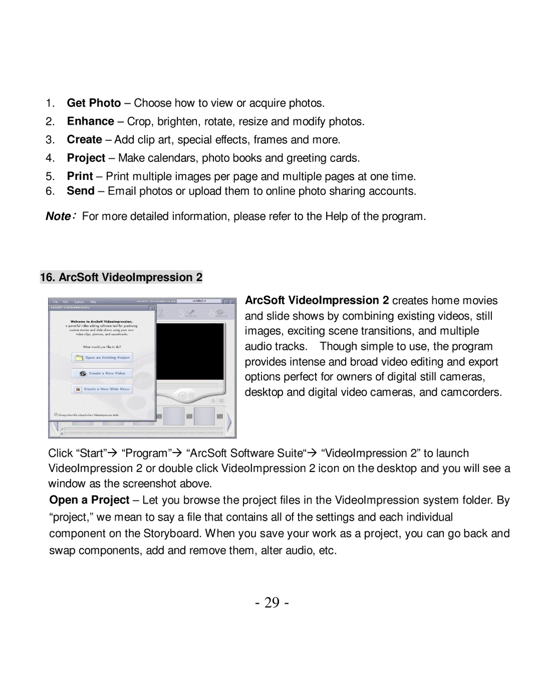 VistaQuest VQ-7024 user manual 