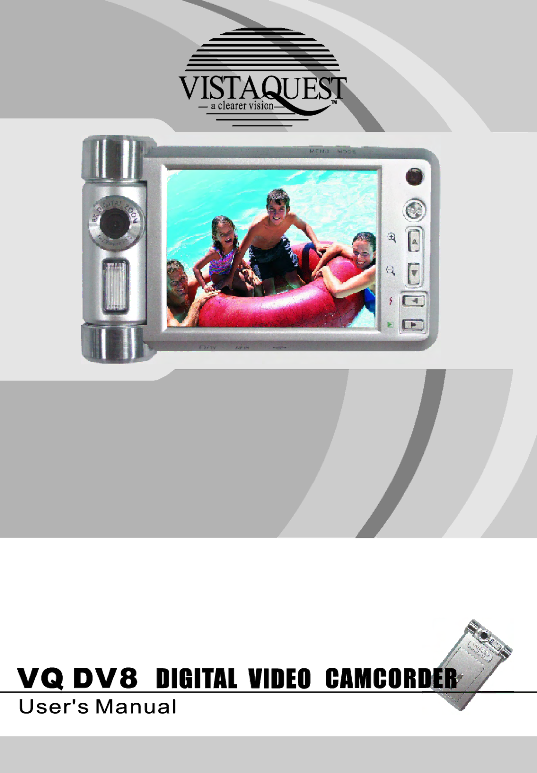 VistaQuest VQ DV8 manual 