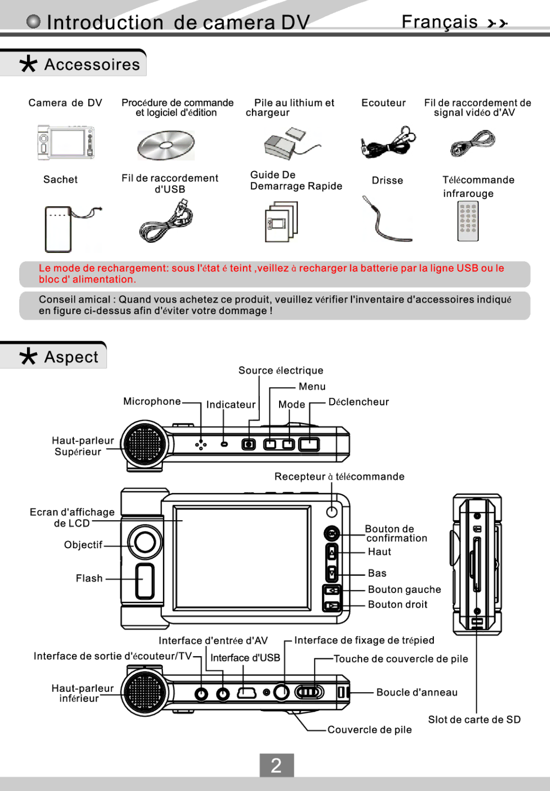 VistaQuest VQ DV8 manual 