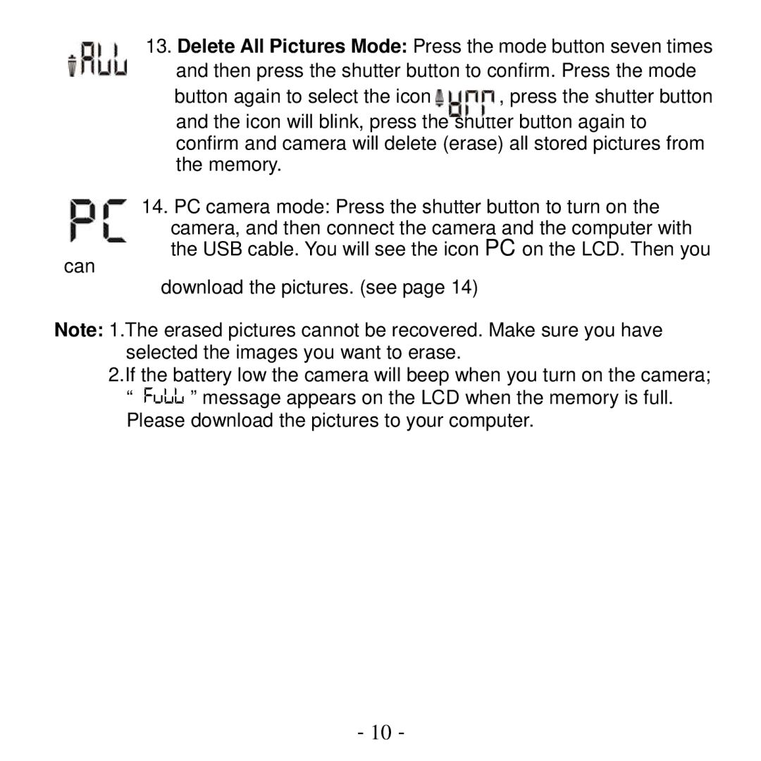 VistaQuest VQ1100 user manual Can 