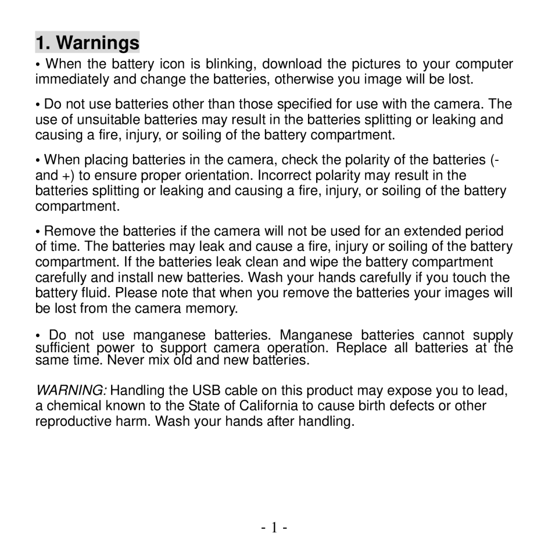 VistaQuest VQ1100 user manual 