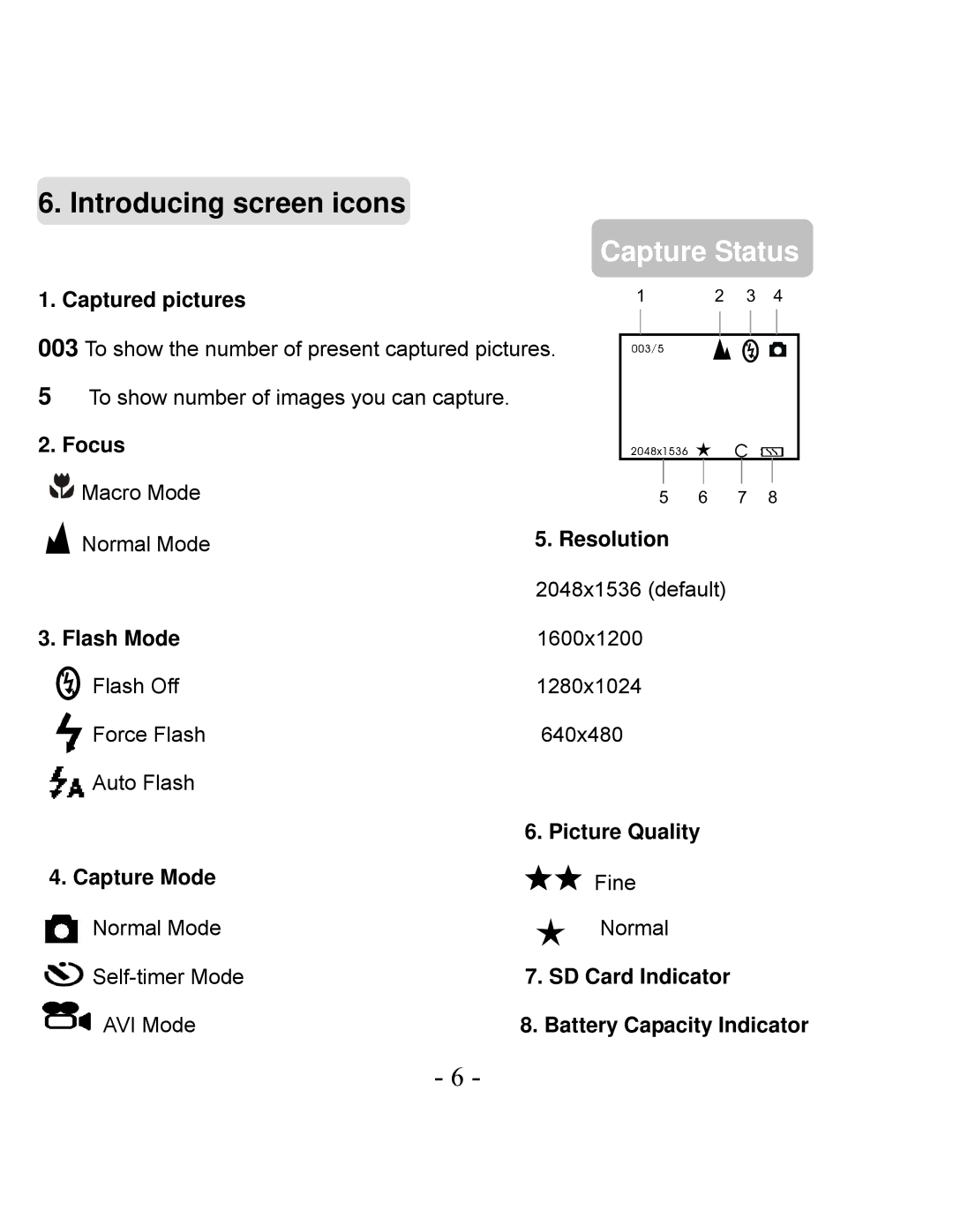 VistaQuest VQ3010 user manual Introducing screen icons 