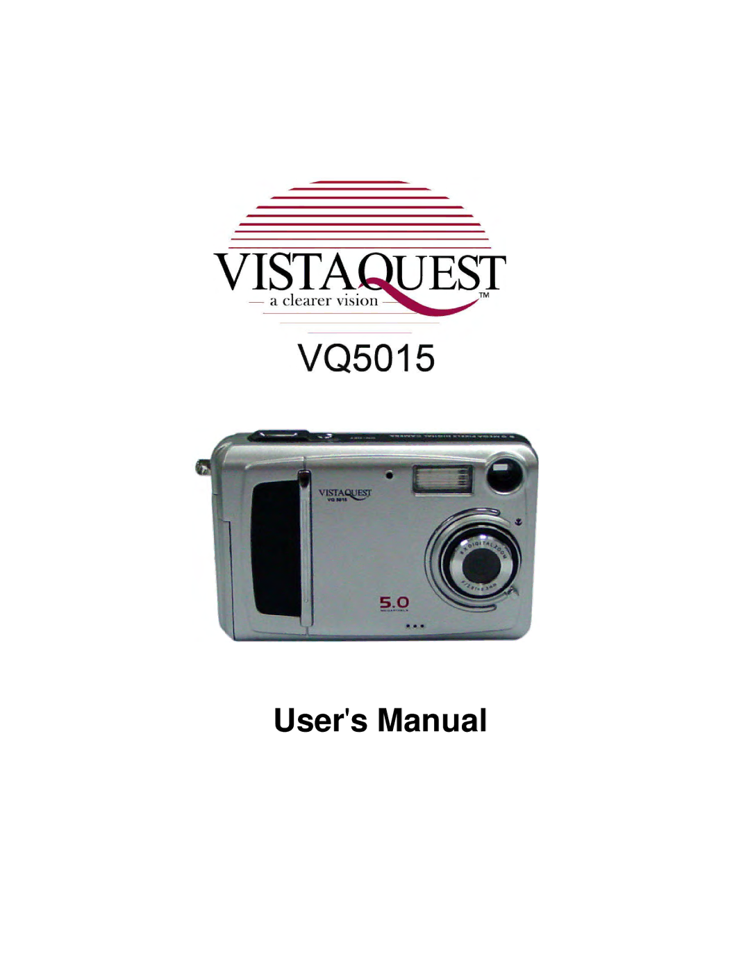 VistaQuest VQ5015 user manual 