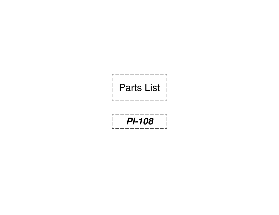 Vivitar 5HH70770 manual Parts List 