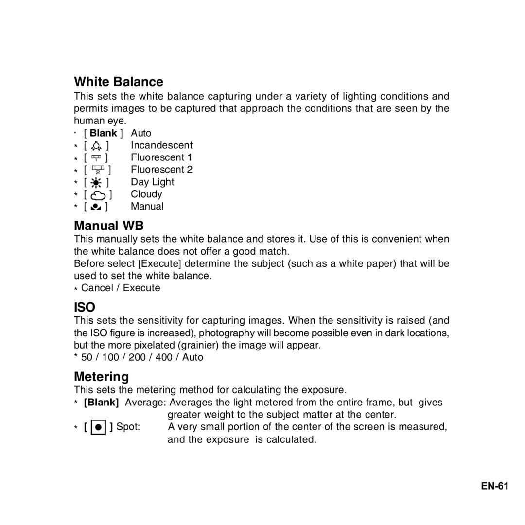 Vivitar 8300s user manual Iso 