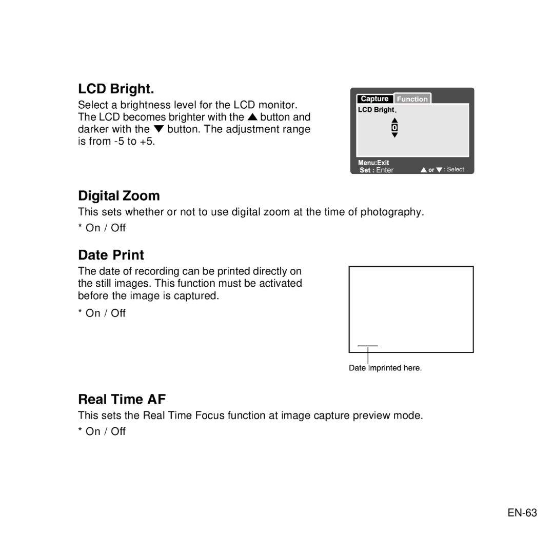 Vivitar 8300s user manual Digital Zoom 