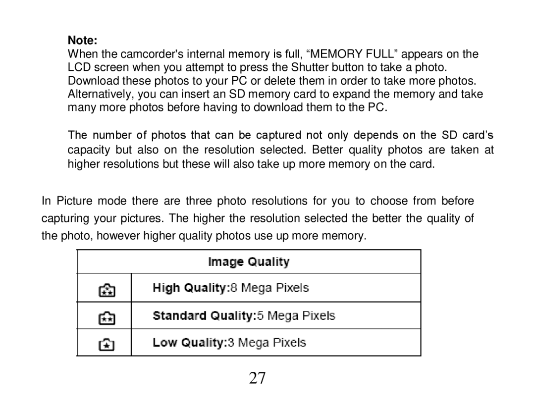 Vivitar 840XHD owner manual 