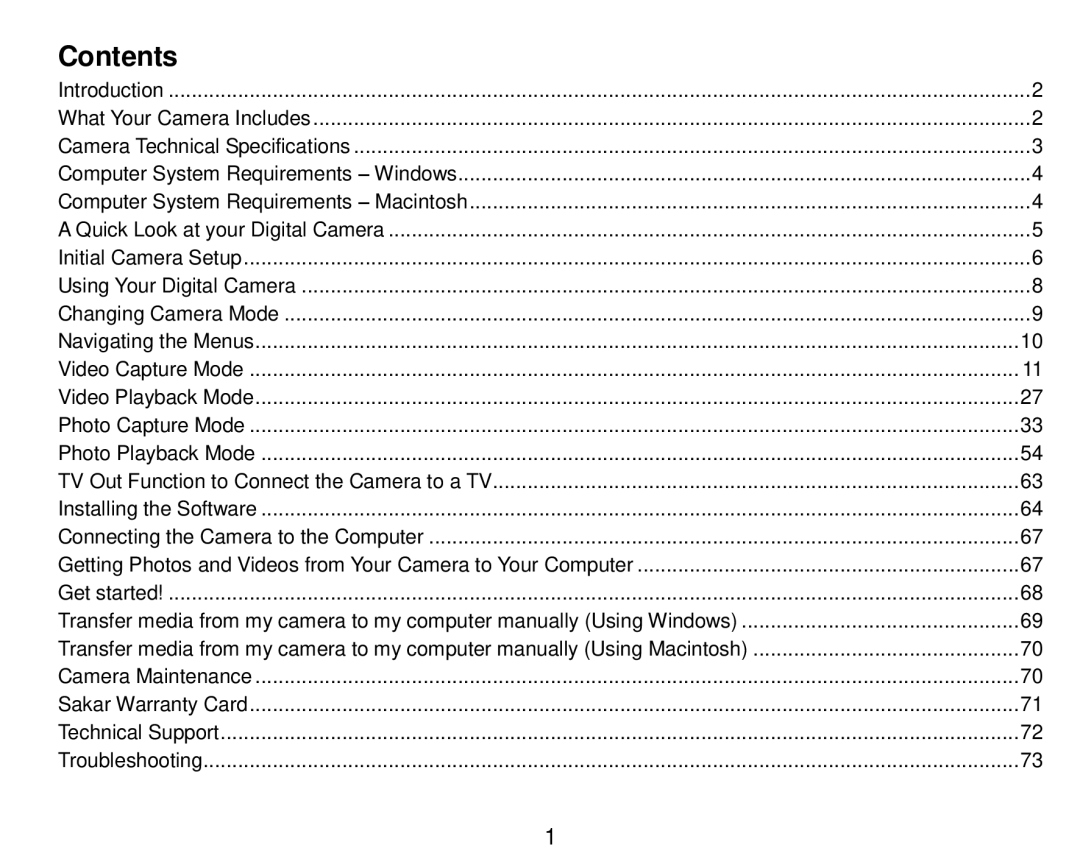 Vivitar DVR 910HD user manual Contents 