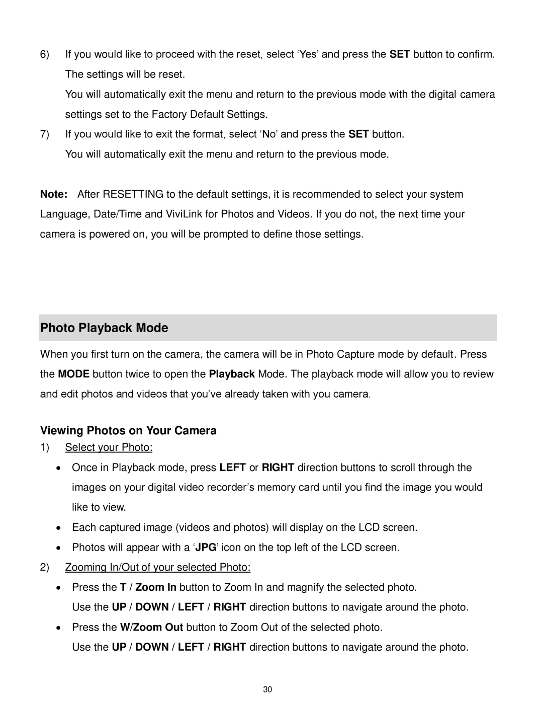 Vivitar F536 user manual Photo Playback Mode, Viewing Photos on Your Camera 