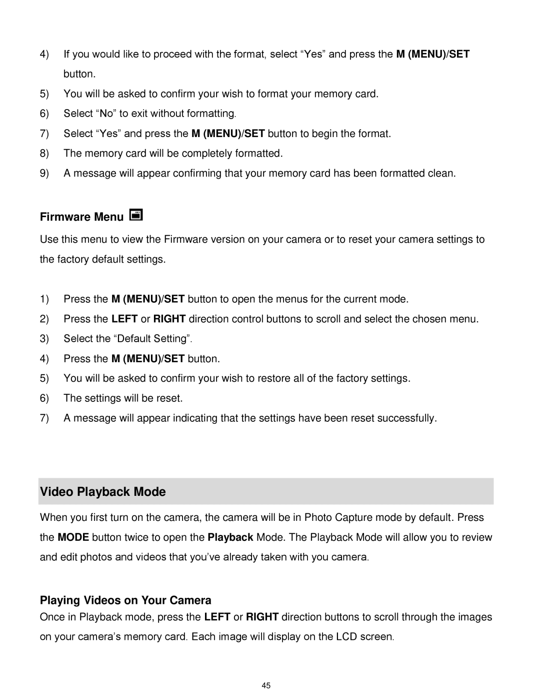 Vivitar S529 user manual Video Playback Mode, Playing Videos on Your Camera 