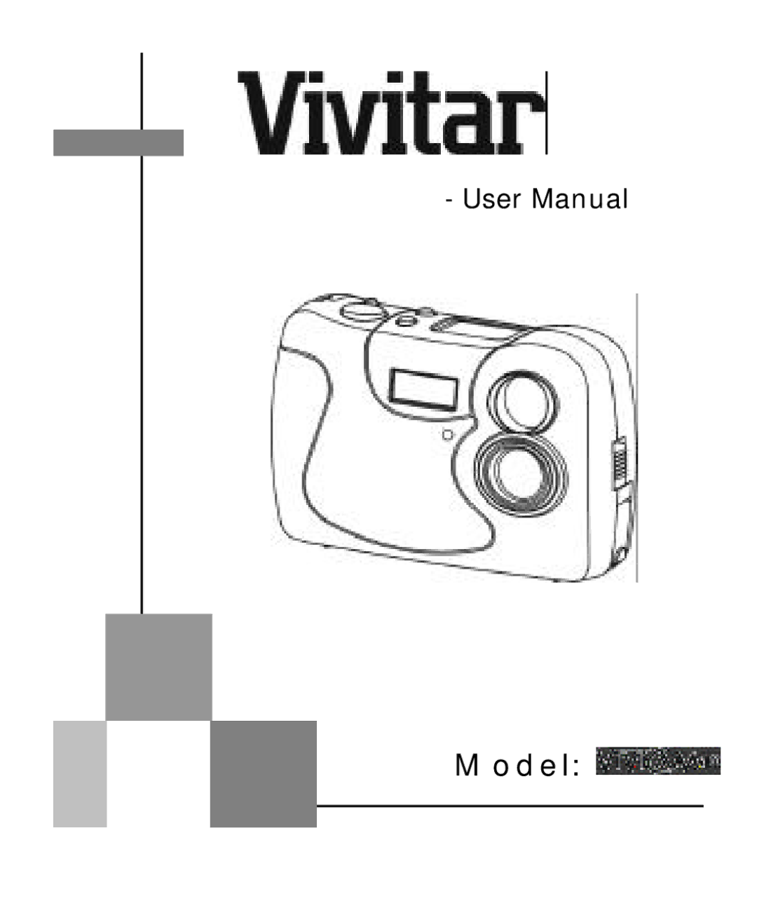 Vivitar V10b user manual Model 