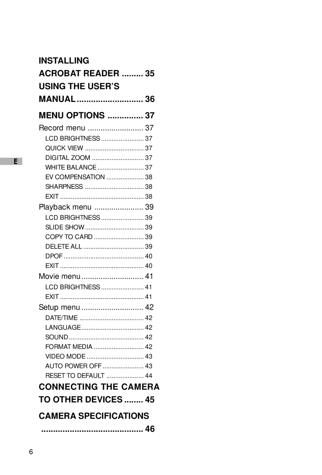 Vivitar V3625 user manual Installing Acrobat Reader Using the USER’S 