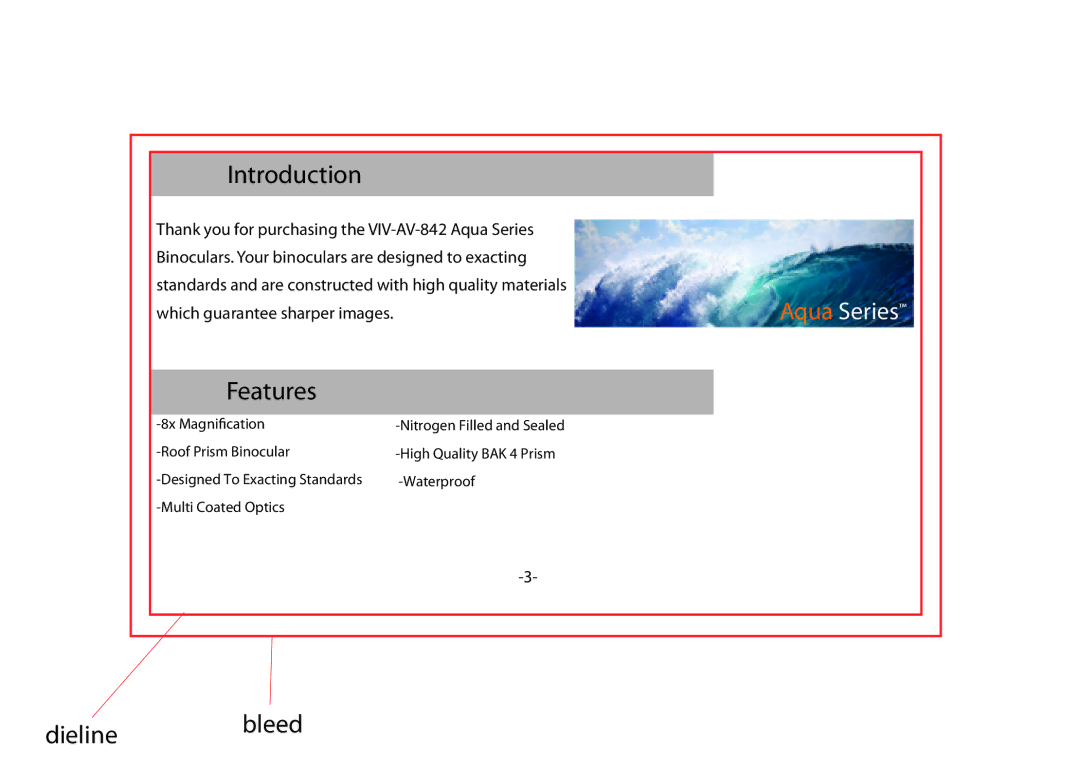 Vivitar VIV-AV-842 instruction manual Introduction, Features 