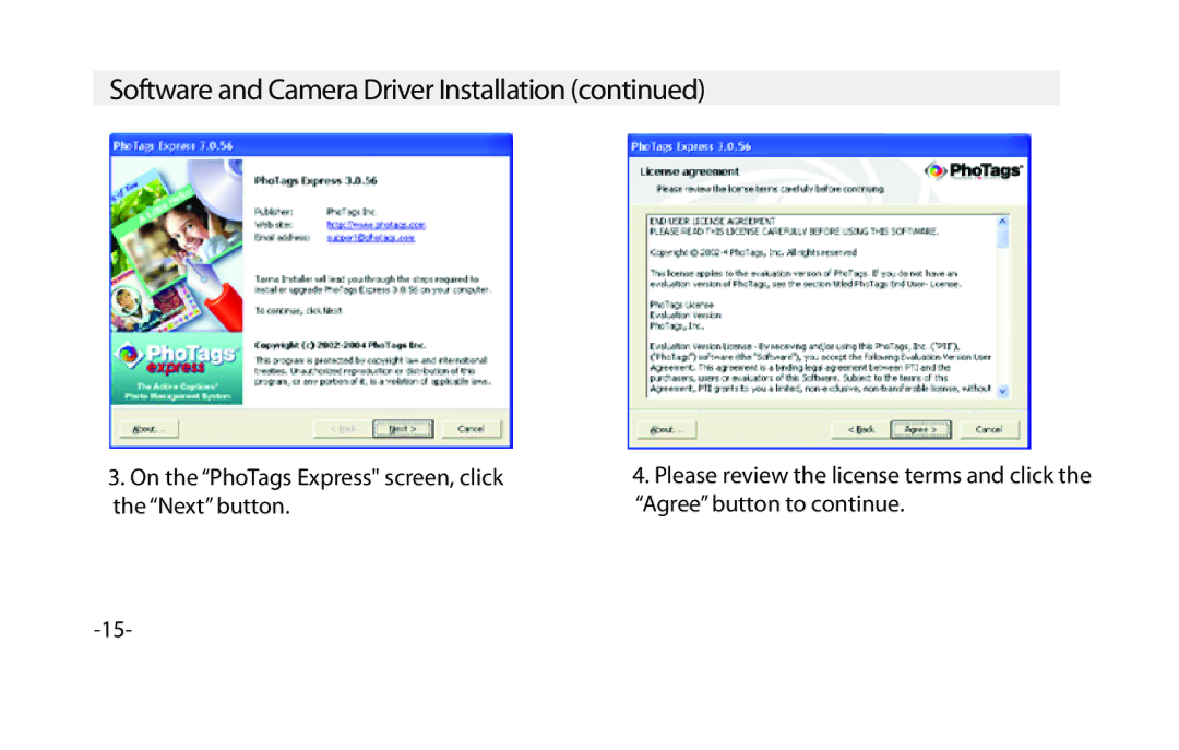 Vivitar VIV-CV-1025V instruction manual Software and Camera Driver Installation 