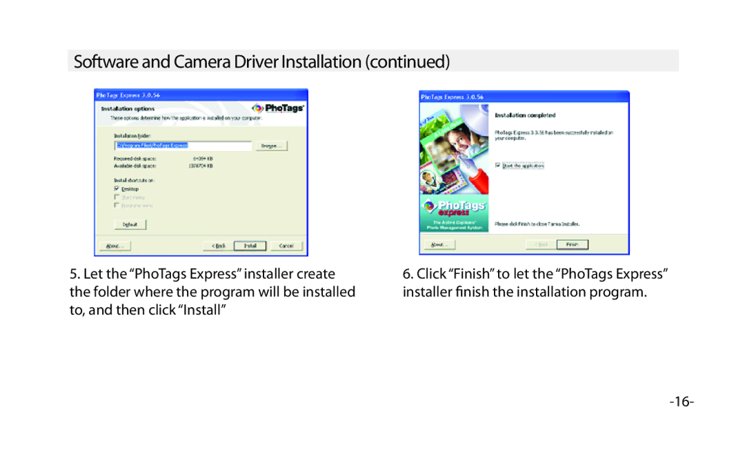 Vivitar VIV-CV-1025V instruction manual Software and Camera Driver Installation 