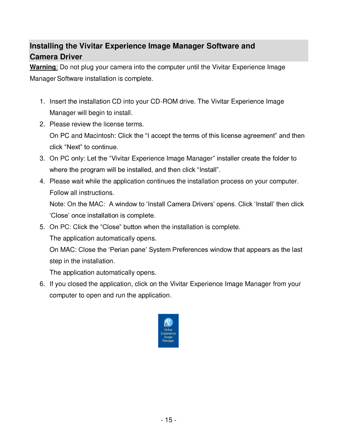 Vivitar viv-cv-530v user manual 