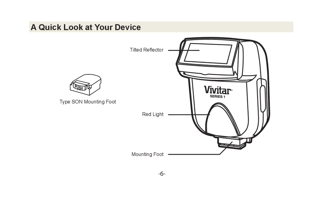 Vivitar VIV-DF-183 instruction manual Quick Look at Your Device 