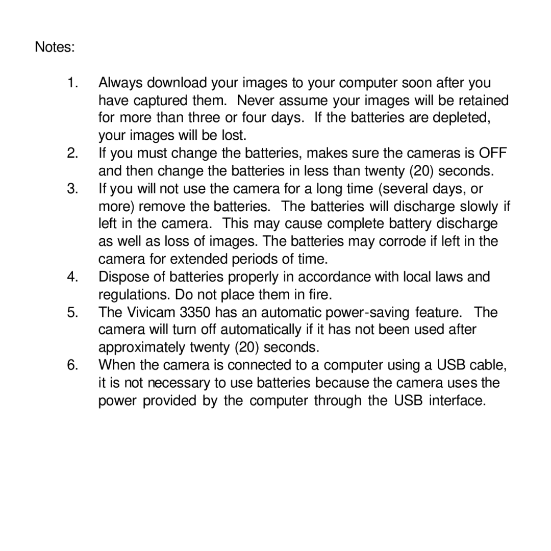 Vivitar viviCam 3350 user manual 