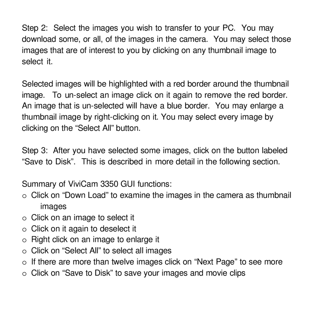 Vivitar viviCam 3350 user manual 