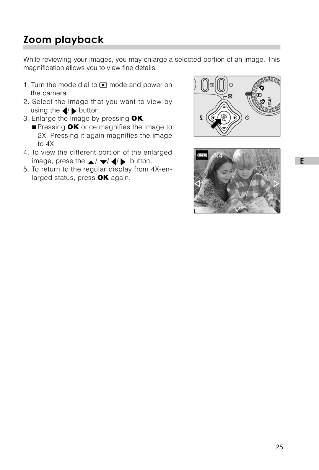 Vivitar Vivicam 3715 user manual Zoom playback 