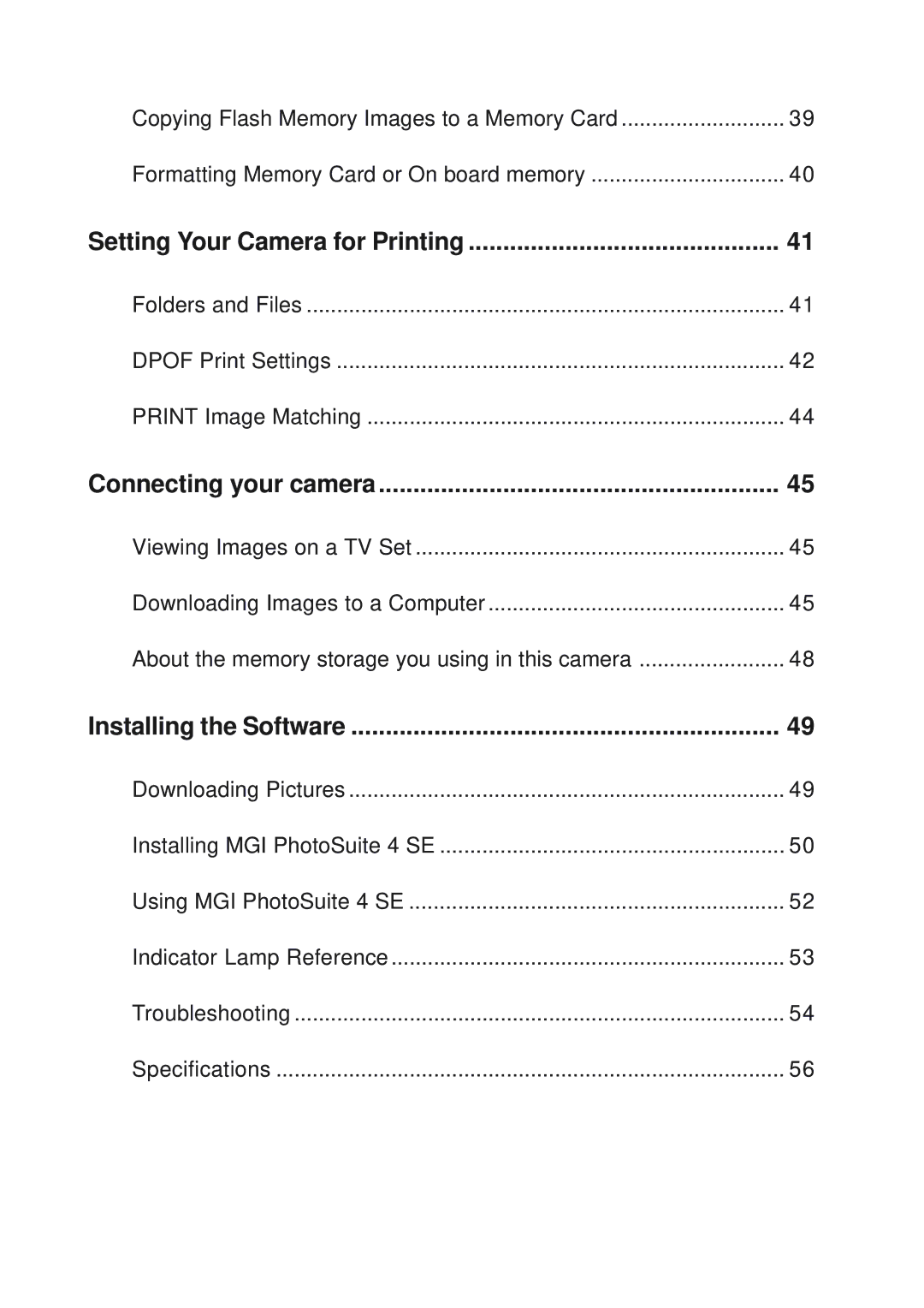 Vivitar ViviCam 3730 manual Connecting your camera, Installing the Software 