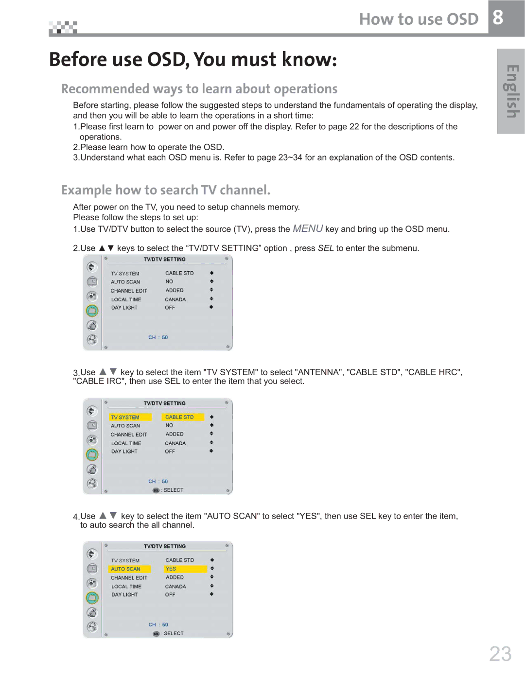 Vivitek 42 manual , 2ECOMMENDEDßWAYSßTOßLEARNßABOUTßOPERATIONS, XAMPLEßHOWßTOßSEARCHß46ßCHANNEL 