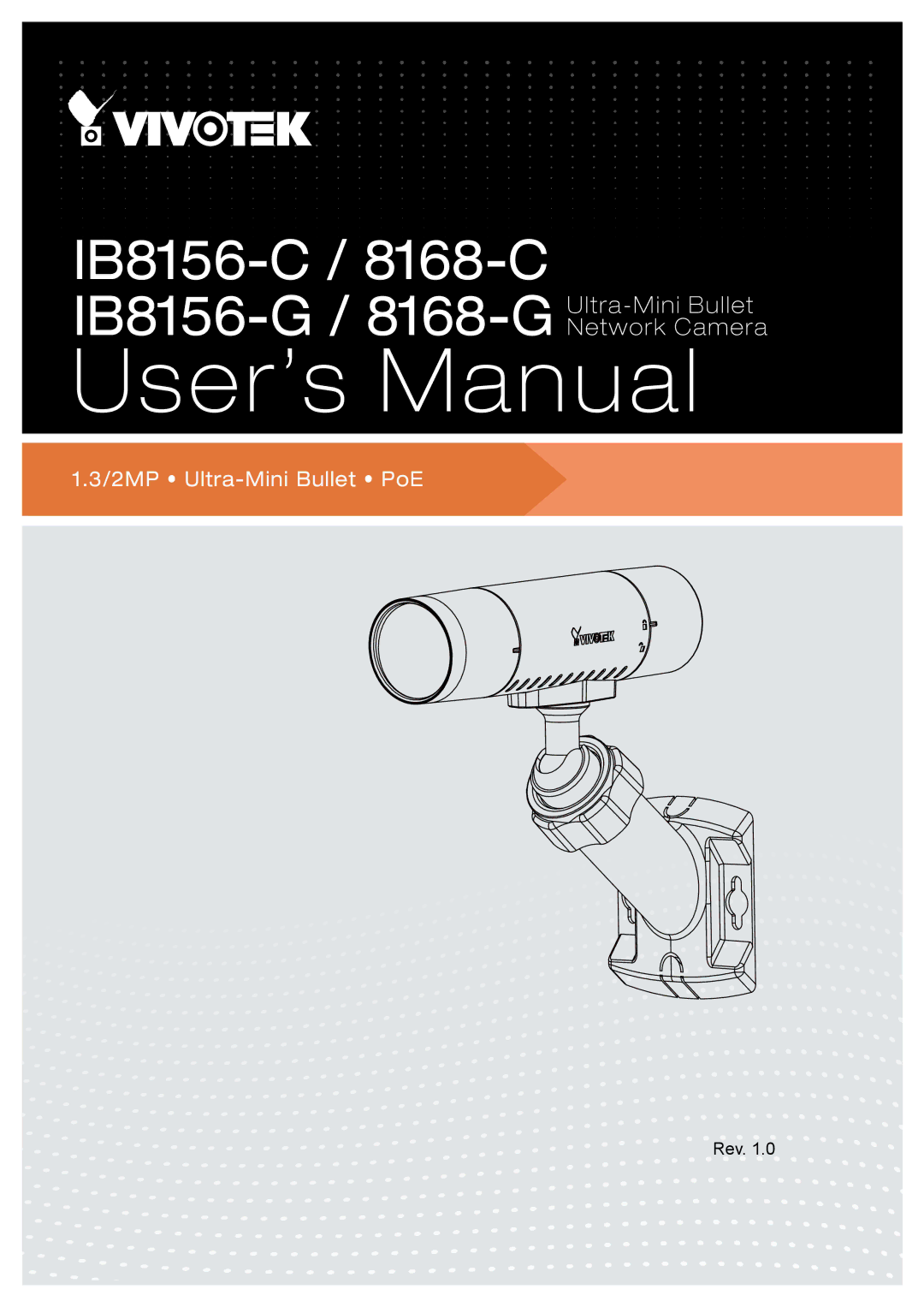 Vivitek user manual IB8156-C / 8168-C 