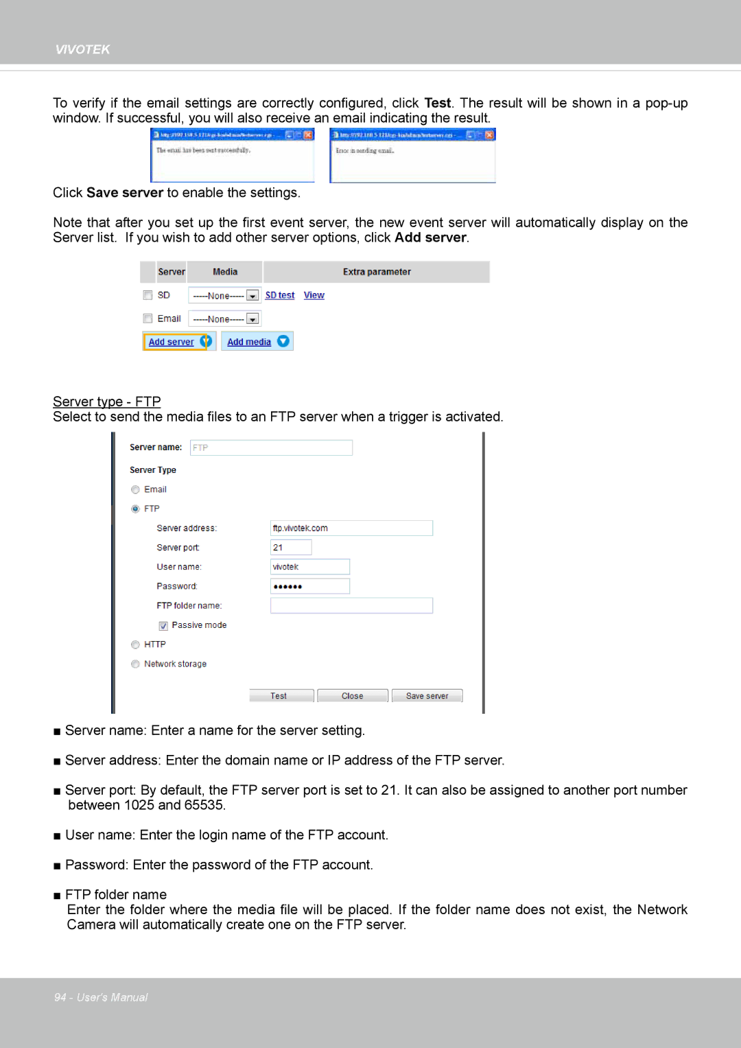 Vivitek IB8156-C user manual Vivotek 