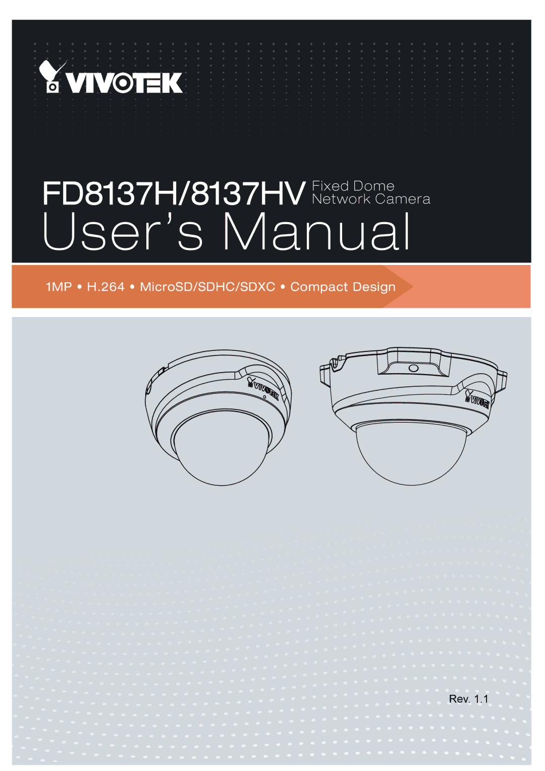 Vivotek FD1837H user manual FD8137H/8137HV 