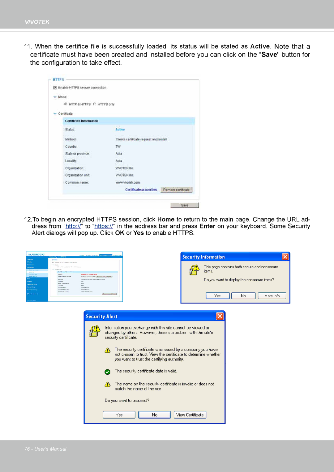 Vivotek CC8130 user manual Vivotek 