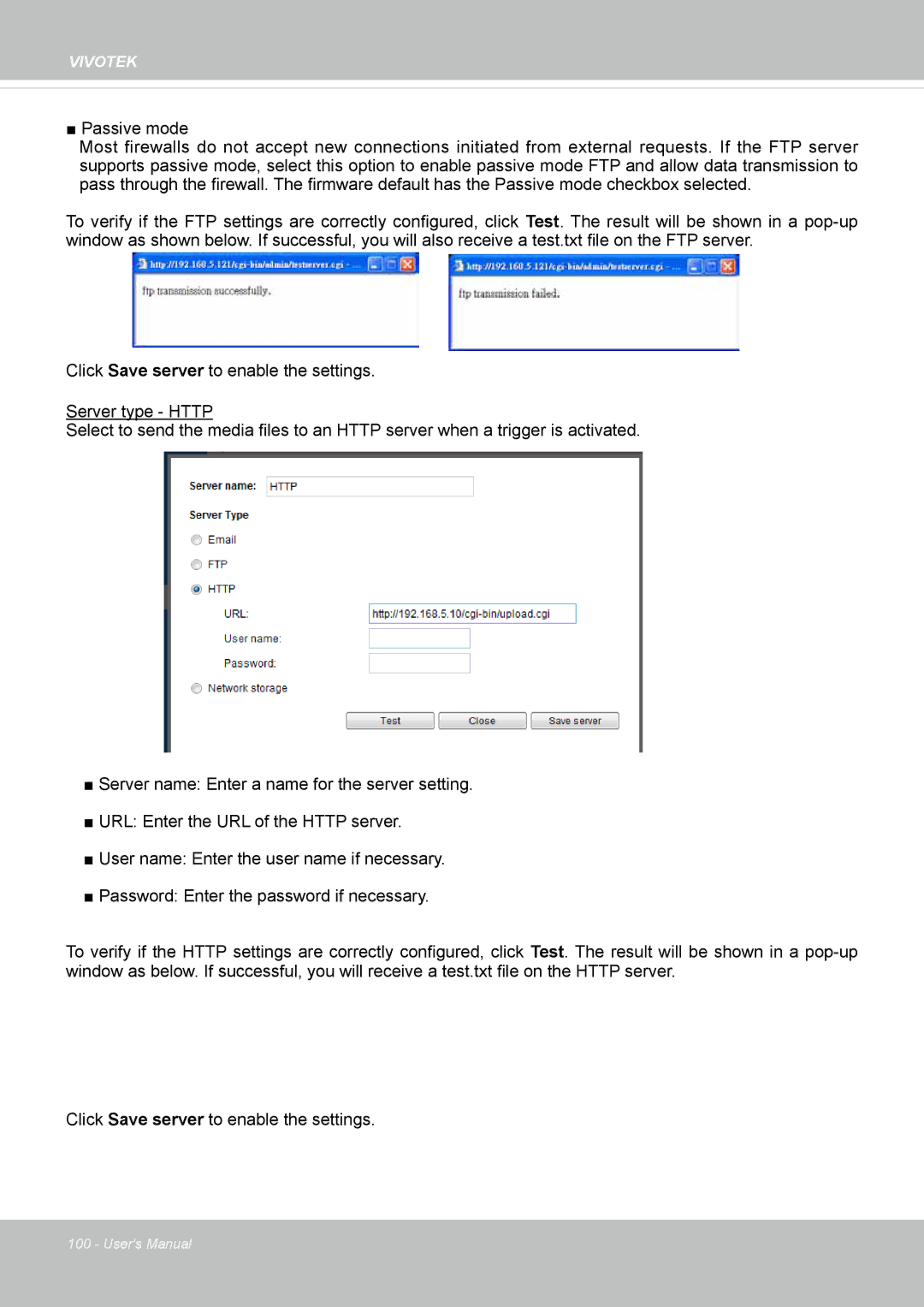 Vivotek FD-8372 user manual Vivotek 