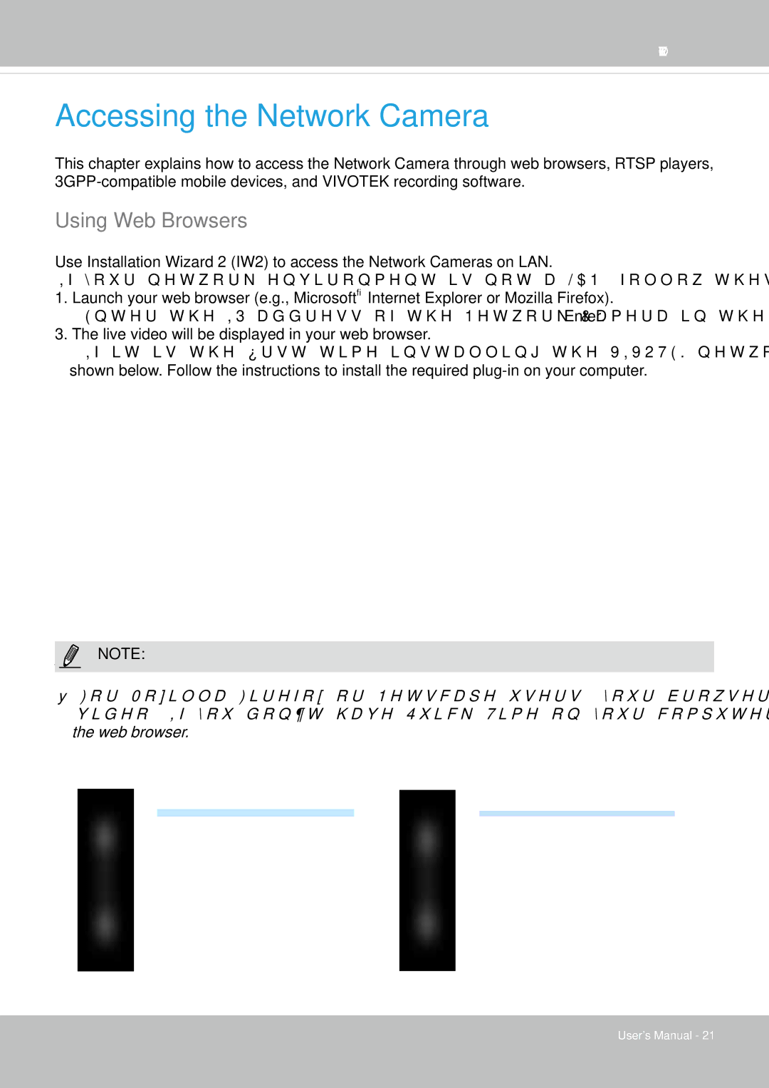 Vivotek FD-8372 user manual Accessing the Network Camera, Using Web Browsers 