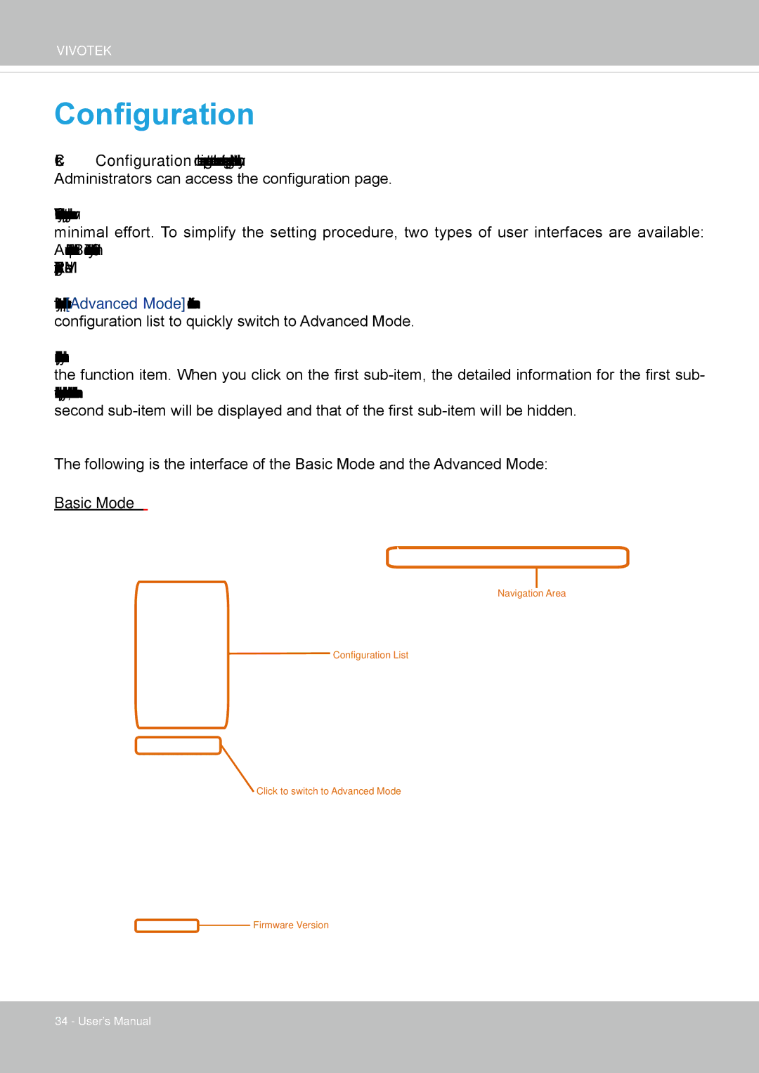 Vivotek FD-8372 user manual Configuration 