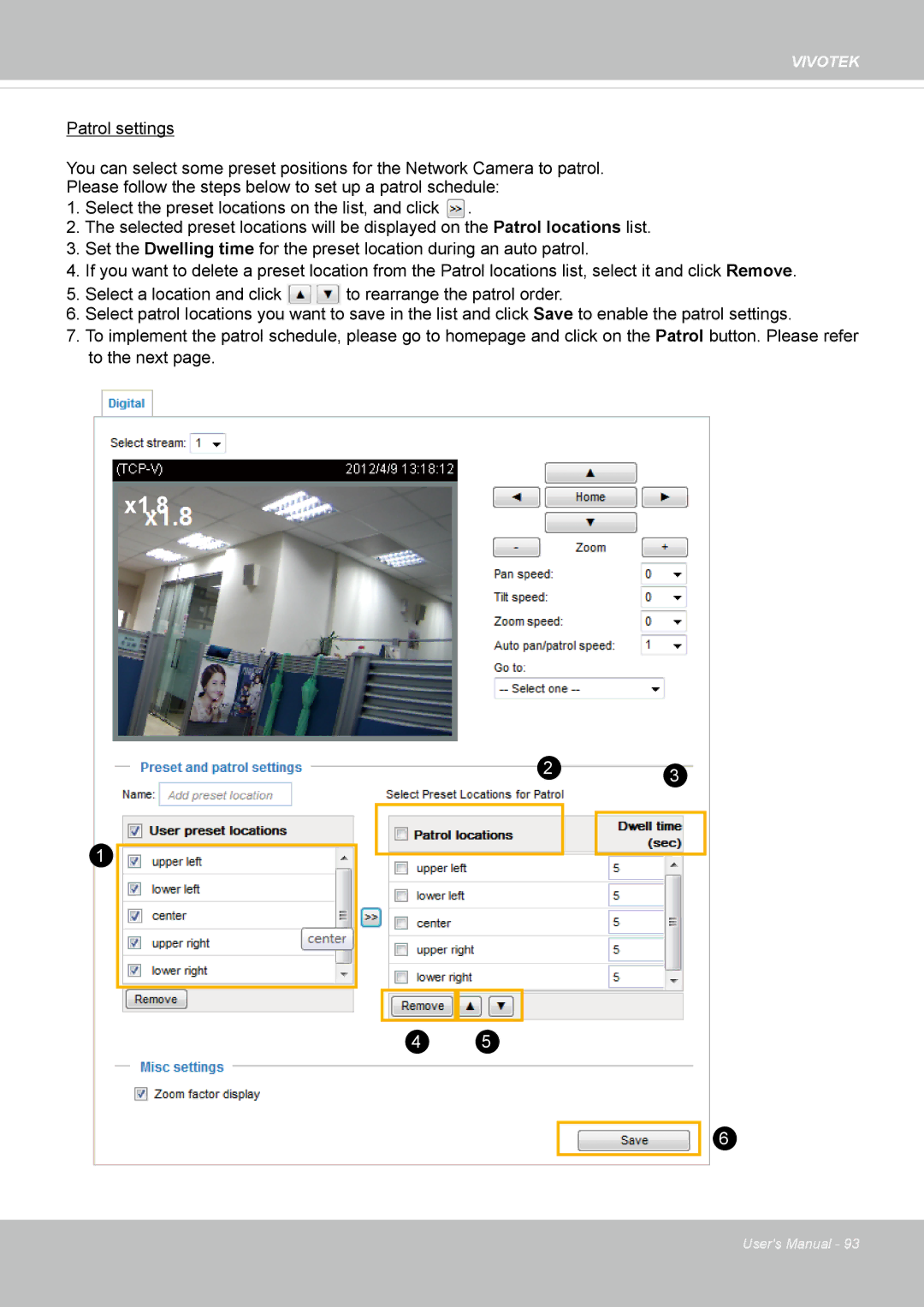 Vivotek FD-8372 user manual X1.8 