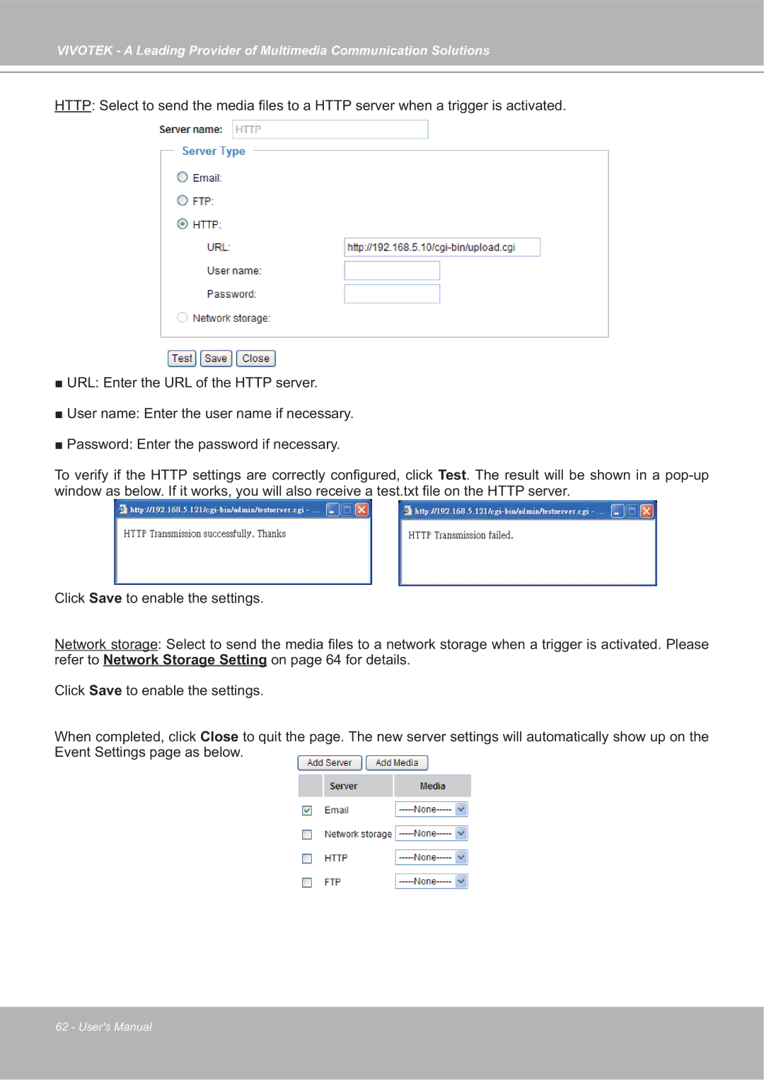 Vivotek FD7132 manual 