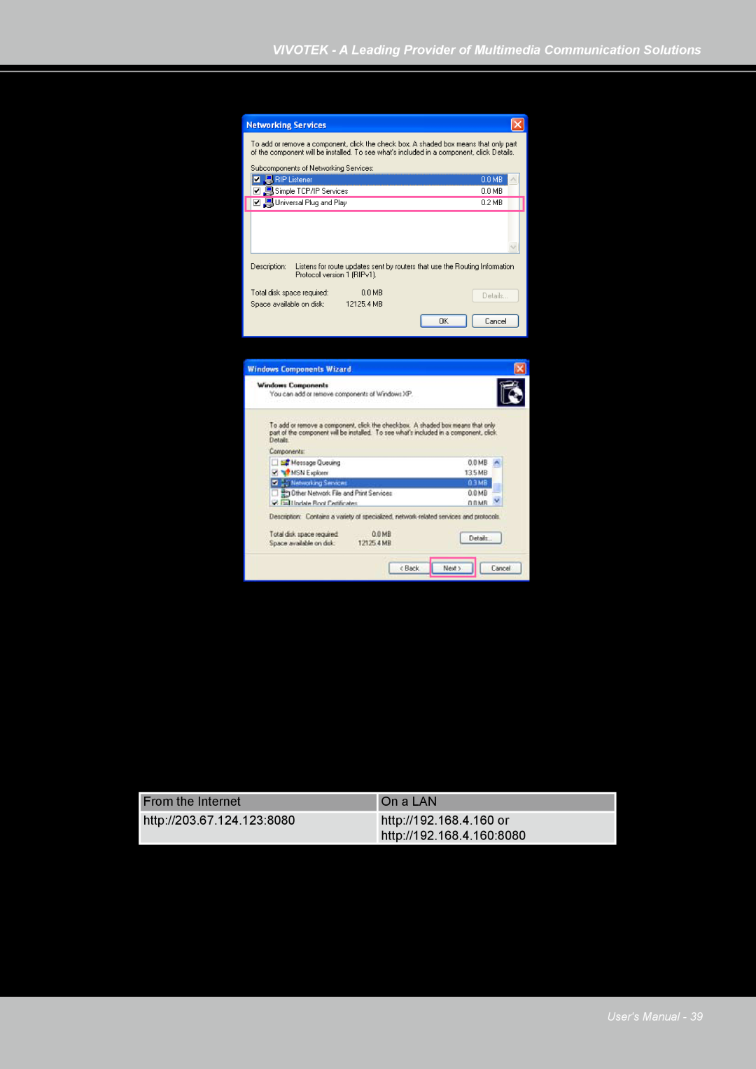 Vivotek FD7141(V) manual Click Next in the following window 
