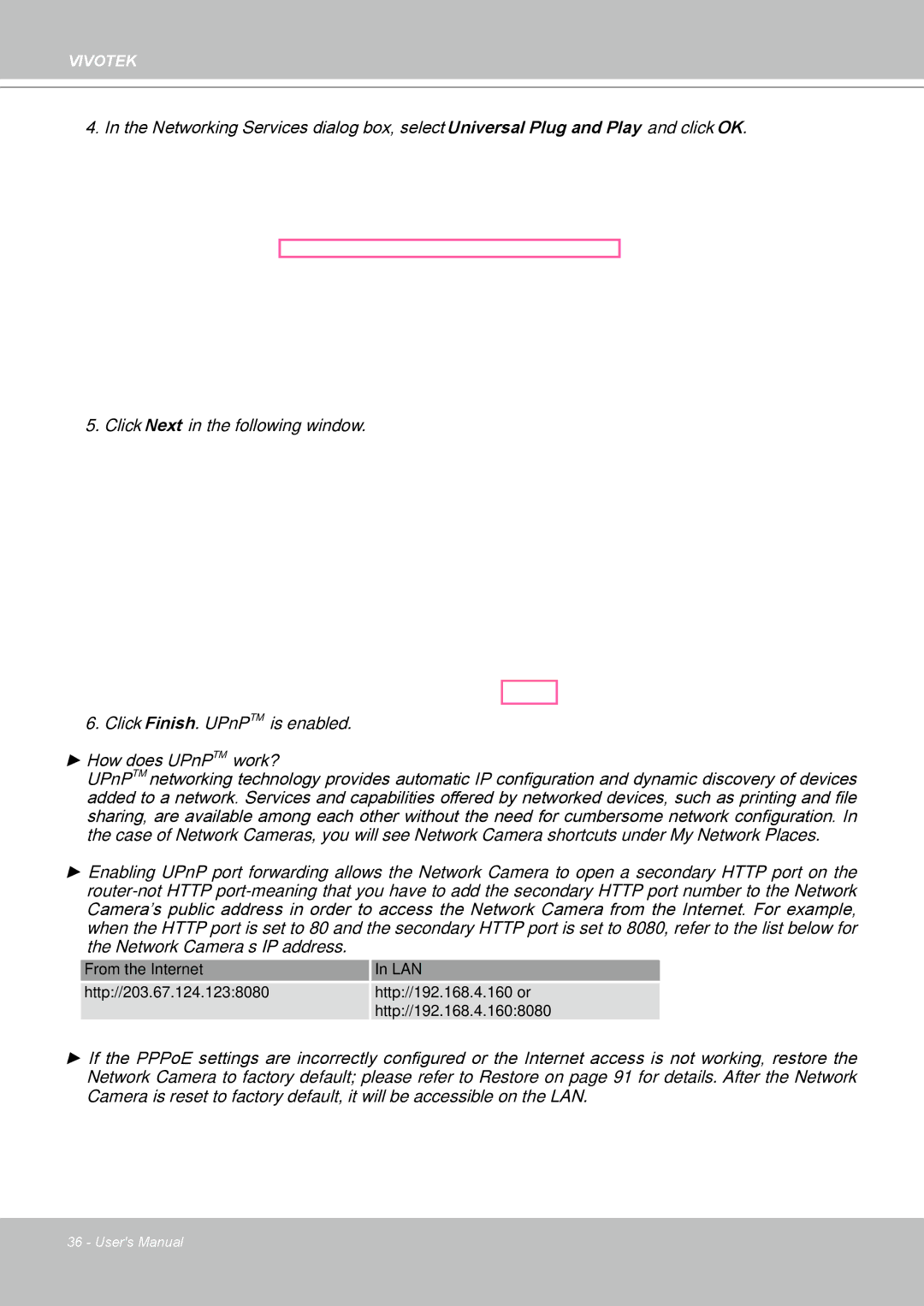 Vivotek FD8133 user manual Vivotek 