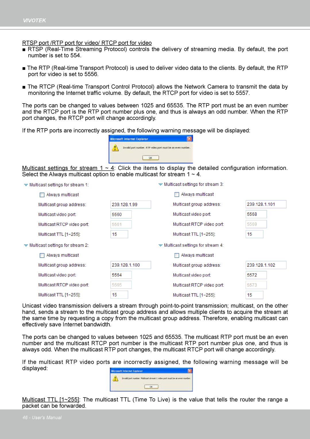 Vivotek FD8133 user manual Vivotek 