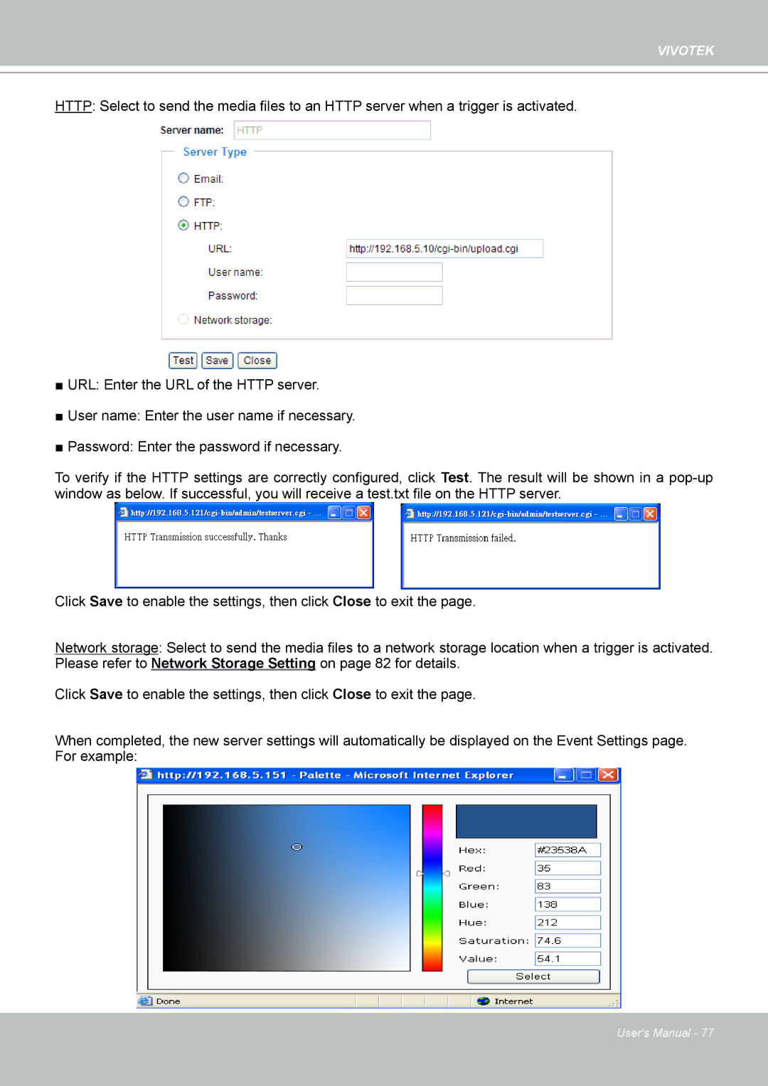 Vivotek FD8133 user manual Vivotek 