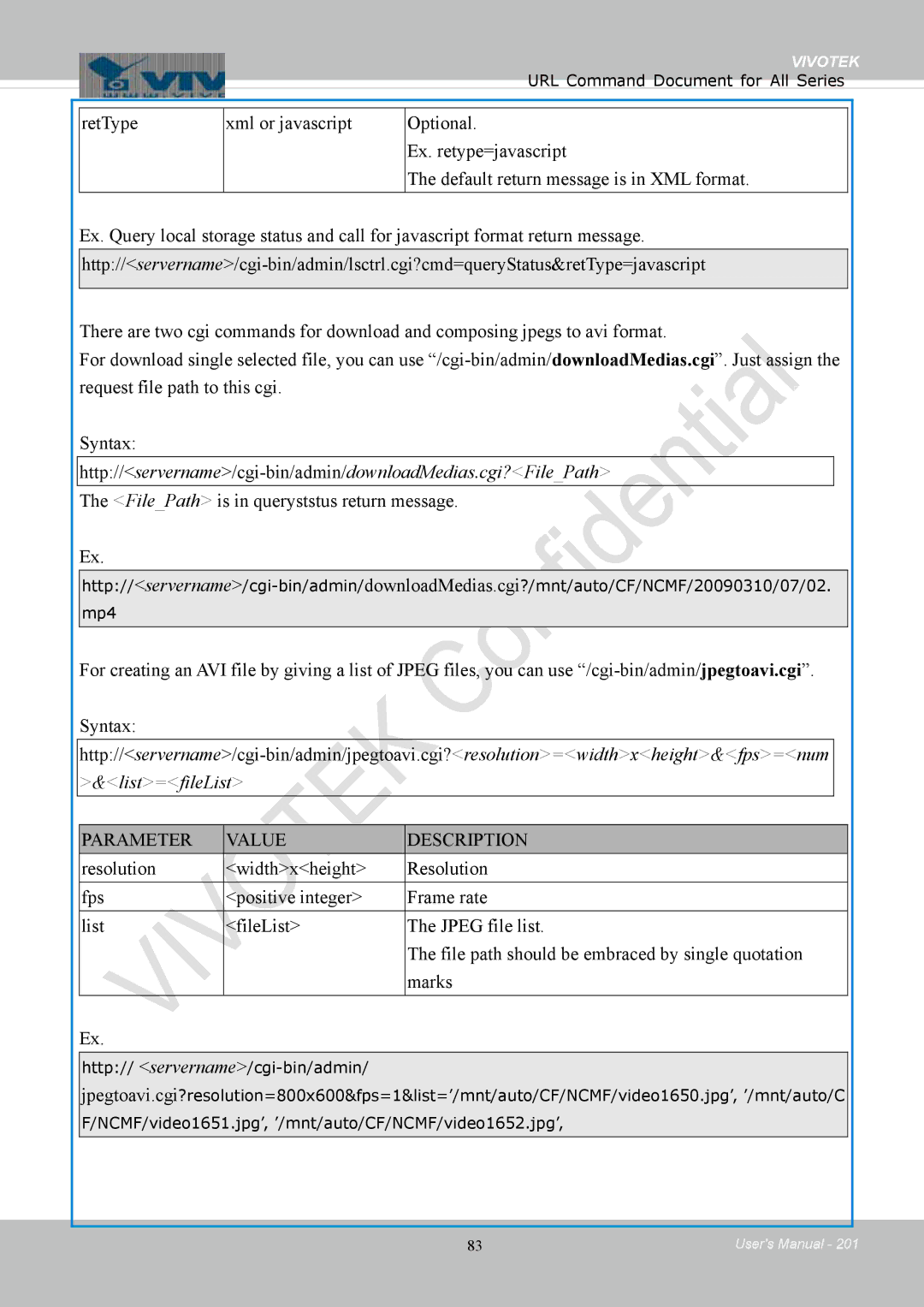 Vivotek 8154V Http//servername/cgi-bin/admin/downloadMedias.cgi?FilePath, FilePath is in queryststus return message 