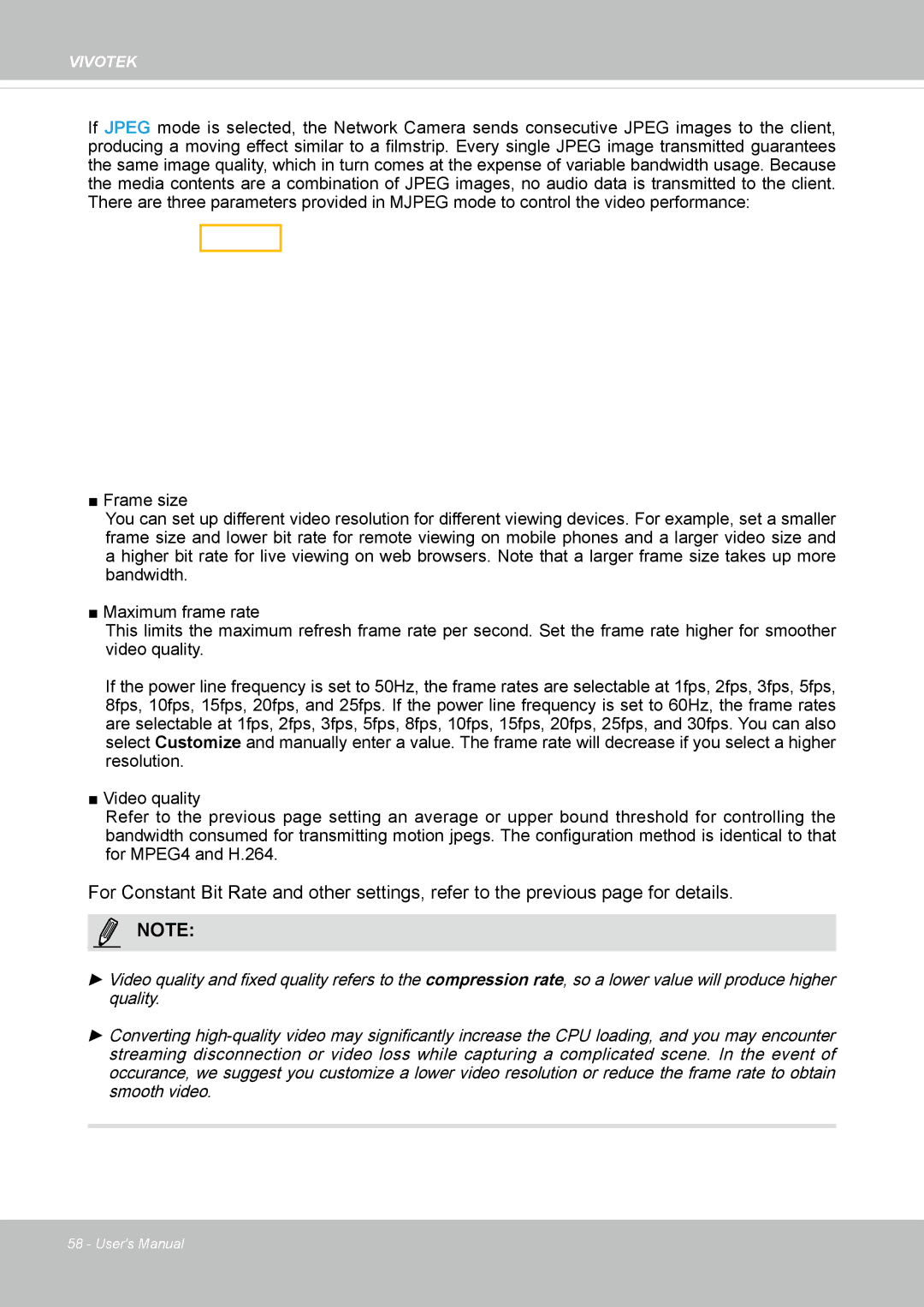 Vivotek FD8154, 8154V user manual Vivotek 